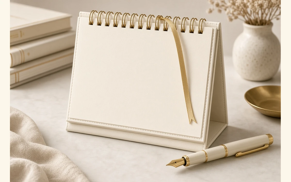 金历资料状态日历插画